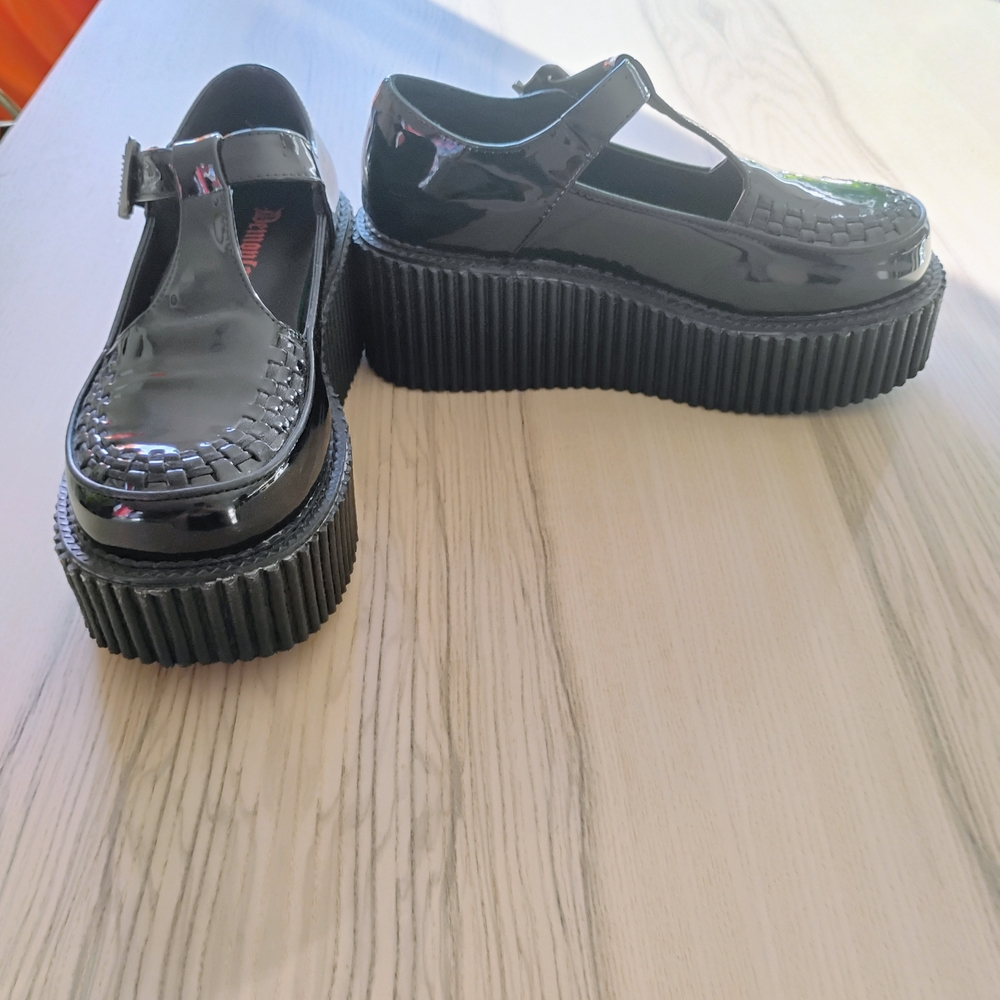 Demonia Black Platform Shoes